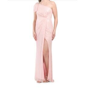 New ~ MAC DUGGAL ~ Beaded One-Shoulder Gown Size 6 PROM FAST SHIP!